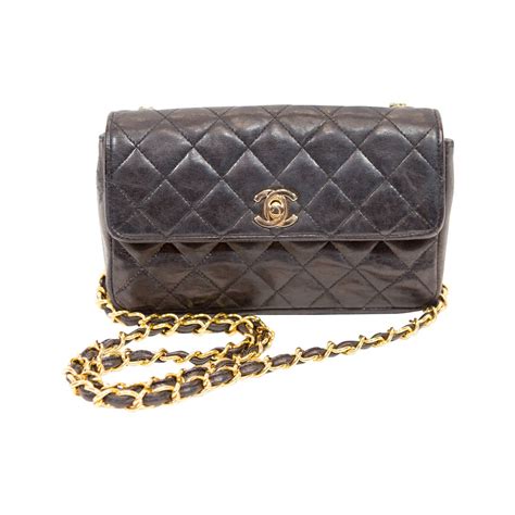 chanel cross body bag black|chanel black quilted crossbody bag.